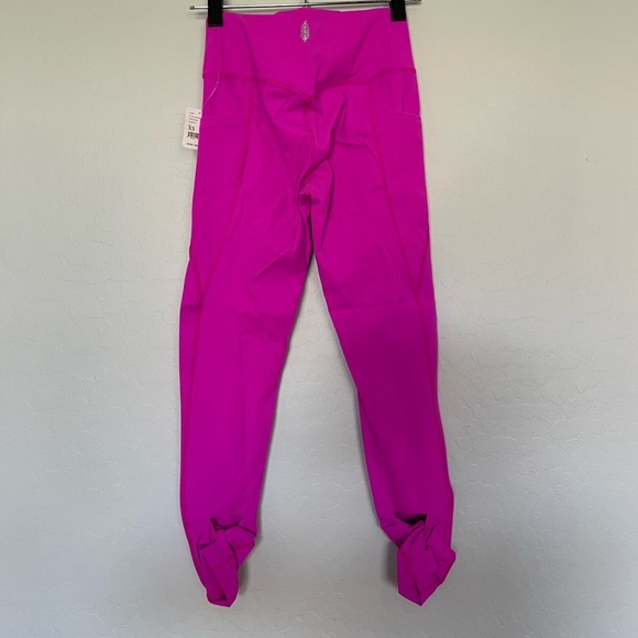 Free People Solid Wave Rider Legging In Living Magenta XS - Picture 3 of 8
